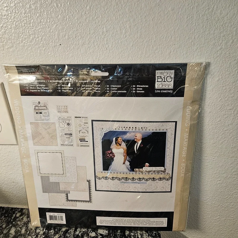 New Me‎ & My Big Ideas Scrapbook Page Kit Wedding12x12